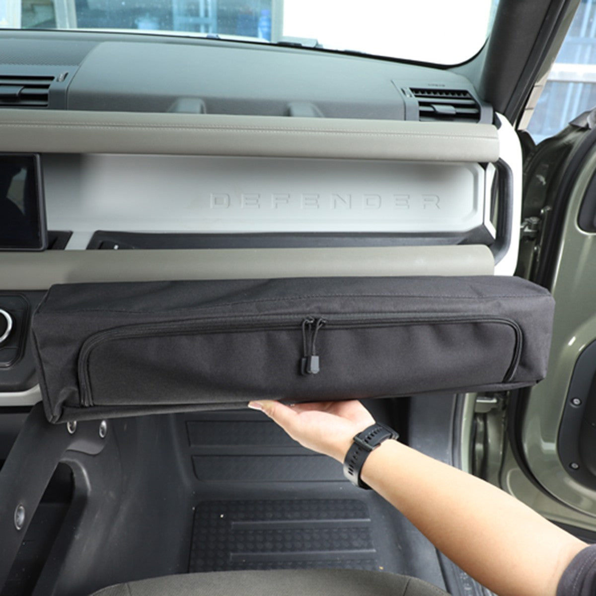 Passenger Side Dashboard Storage Bag Tray For Land Rover Defender L663 2020+ 14