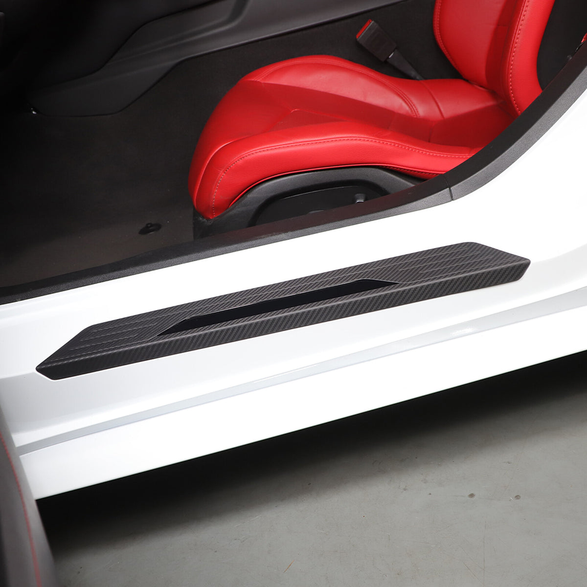 Matte Real Carbon Fiber Interior Exterior Trim Cover For Corvette C8 2020-25 17