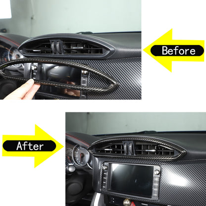 Real Carbon Fiber Interior Center Trim Set For Toyota 86 Subaru BRZ 2012-2020 39