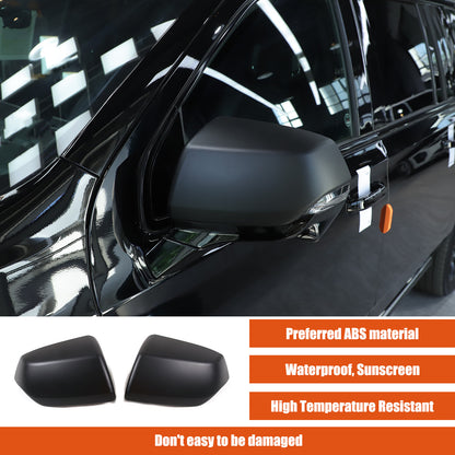 Matte Black Side Rearview Mirror Cover Caps For Cadillac Escalade 2021-2023 US 2