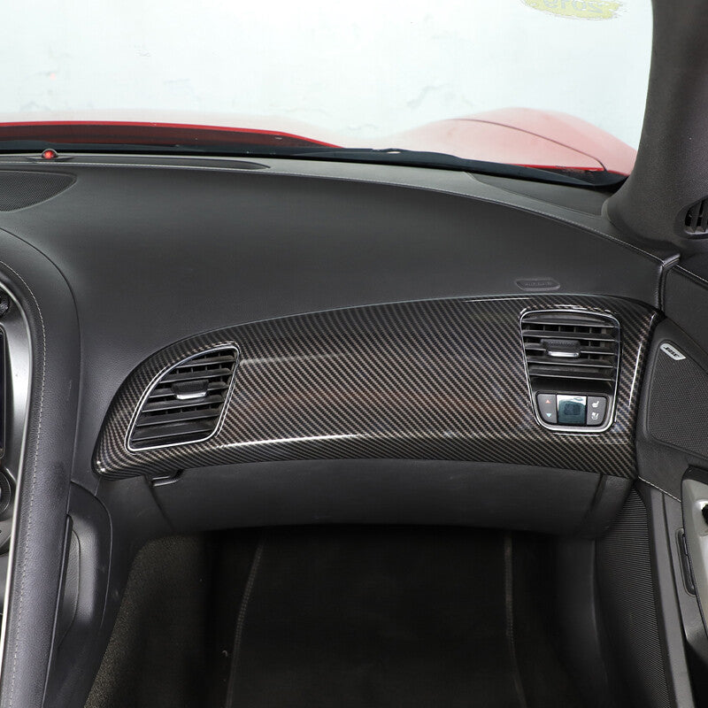 ABS Carbon Fiber Interior Center Console Panel Trim Set For Corvette C7 2014-19 - Variants 1-5 26
