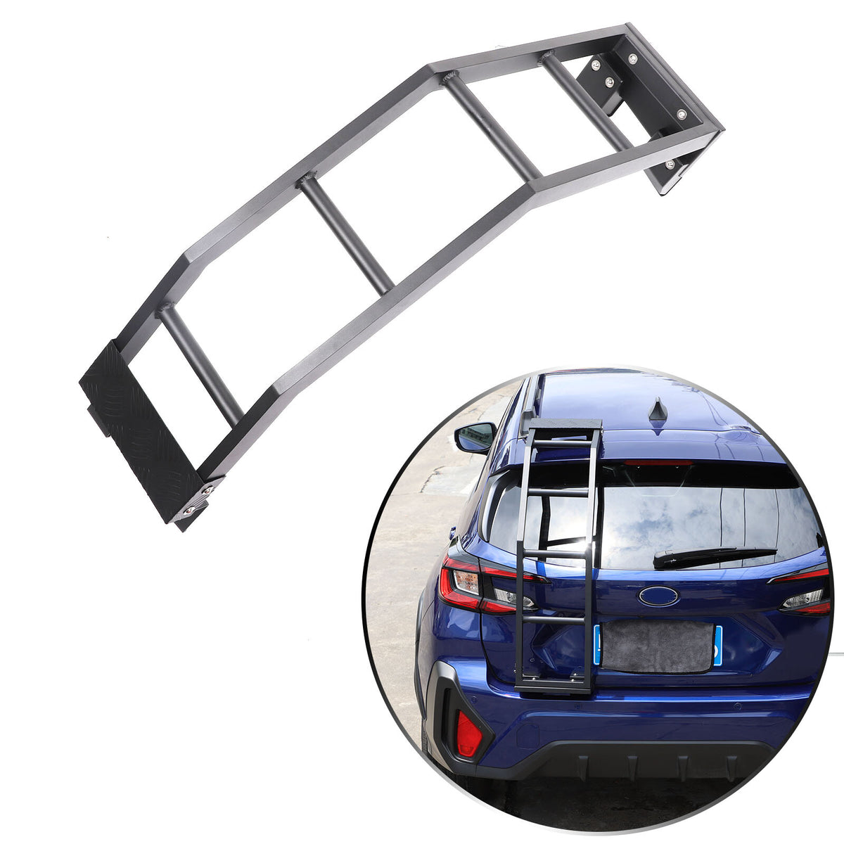 Back Rear Roof Ladder Tailgate Driver Side Rack For Subaru Crosstrek 2024+ US 8