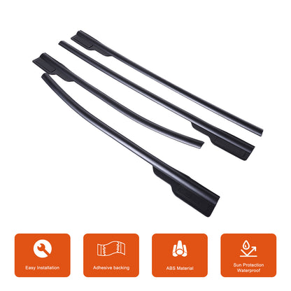 Black Car Window Bottom Strip Cover Trim For Ford Ranger 2015-2021 13