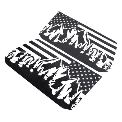 US Flag Rear Side Window Trim Stickers For Toyota Land Cruiser LC250 2024+ US 21