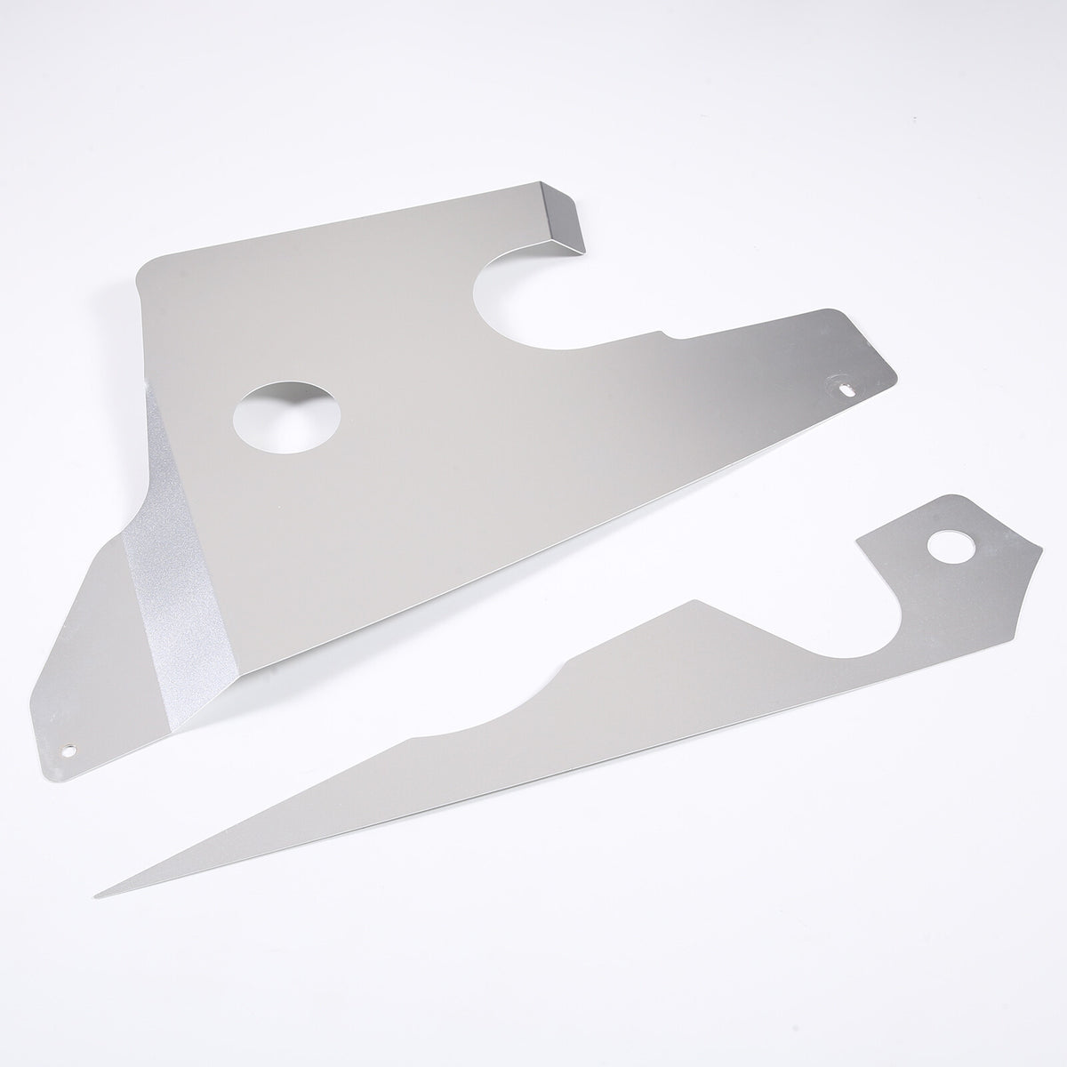 Silver Alloy Car Engine Side Panel Cover Accessories Kit For Corvette C7 2014-19 8