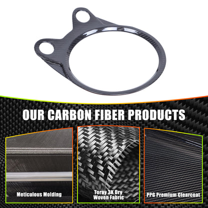 Real Carbon Fiber Center Gear Shift Panel Trim For Nissan 370Z Z34 09-20 US 7