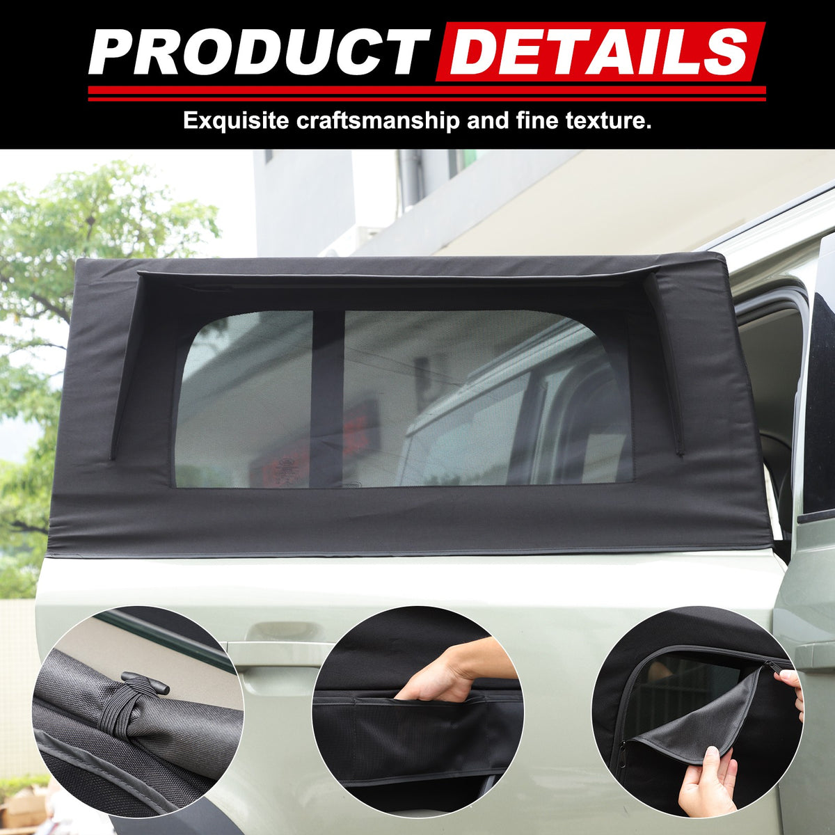Block Shades Rear Car Door Window Cover Sun Protection LR Defender L663 2020+ US 18