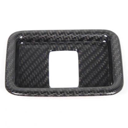 Real Carbon Fiber Inner Tailgate Switch Trim Cover For Range Rover Vogue 23+ 15