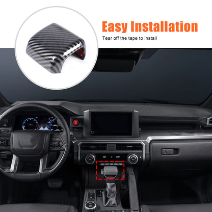 ABS Carbon Fiber Interior Full Set Panel Cover Trim Kit for Toyota Tacoma 24-26 - Styles 11-15 10