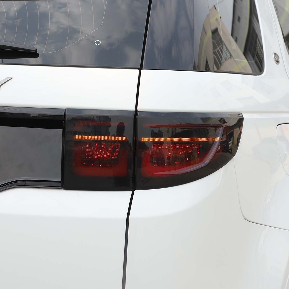 ABS Smoked Blackout Tail Light Covers For Land Rover Discovery Sport 2020-2022 8