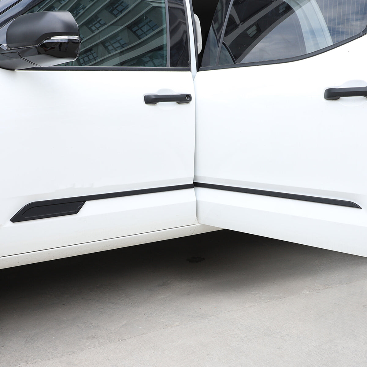 Matte Black Door Side Body Molding Cover Trim For 2022-2025 Toyota Tundra US 11