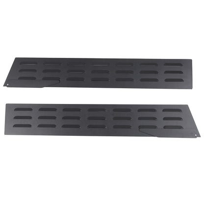 Black Aluminium Alloy Door Window Air Vents Screen For Toyota FJ Cruiser 2007-21 6