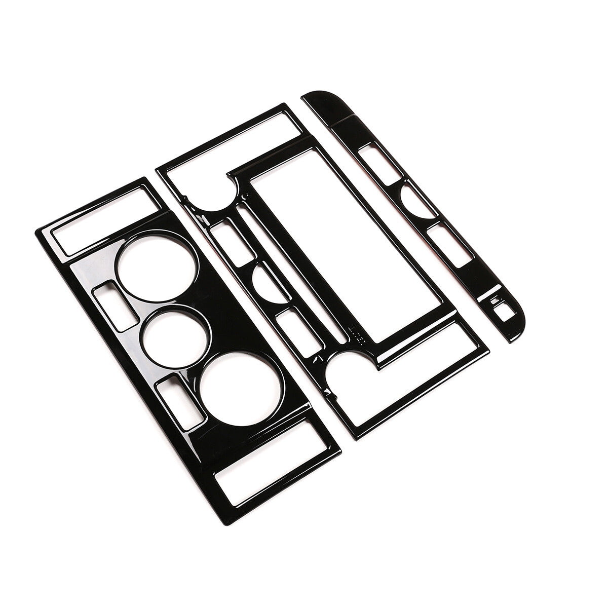 Black ABS Central Control Console Mode Trim For Land Rover Discovery3 04-09 9