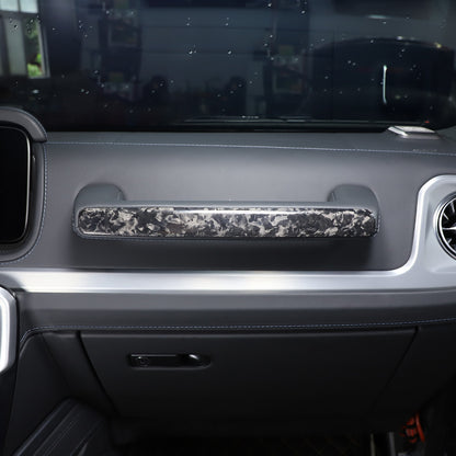Carbon Copilot Glove Box Handle Decoration Cover For Benz G-Class W463 2019-2023 18