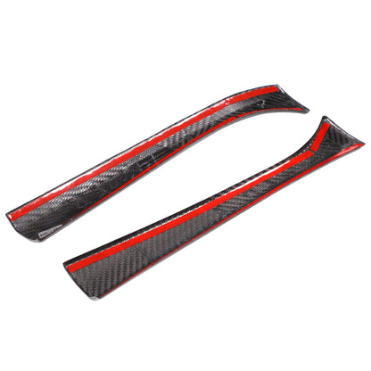 Real Carbon Fiber Inner Interior Door Pillar Trim For Corvette C8 2020+ 16