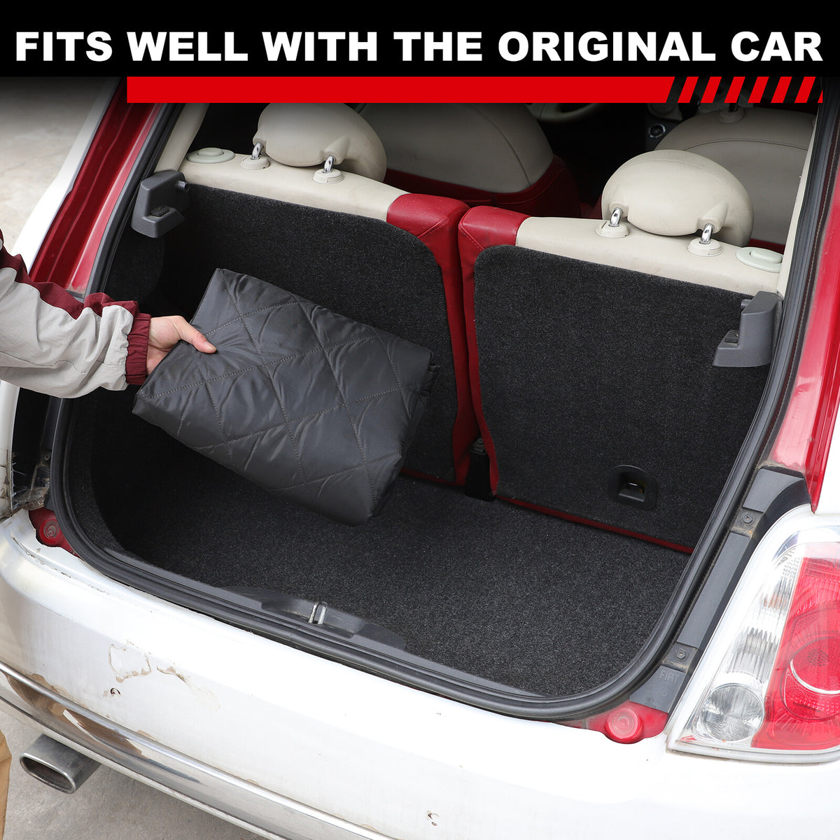 Dog Car Trunk Mat Hammock Boot Pet Seat Cover For Fiat 500 Abarth 595 07-15 US 13