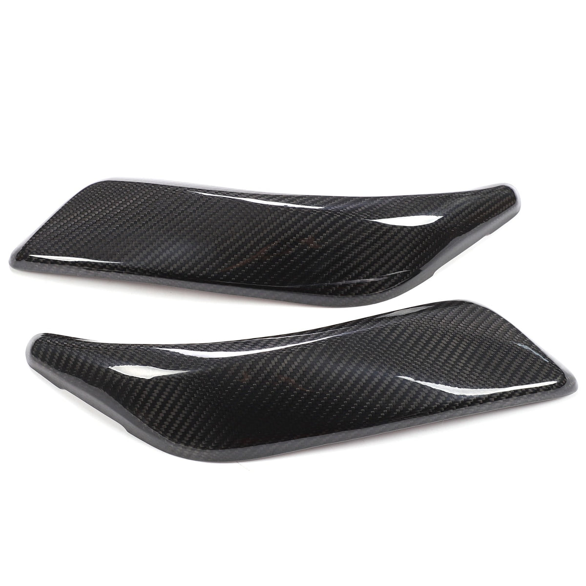 Real Carbon Fiber Inner Door Handle Trim For BMW 1 2 Series E81 E82 F22 14-19 US 3