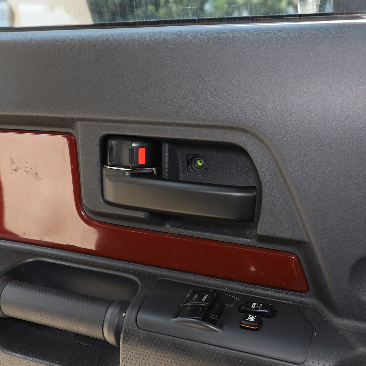 Matte Black ABS Interior Full Set Cover Trim Kit Set For FJ Cruiser 2007-2021 - Variants 1-5 23