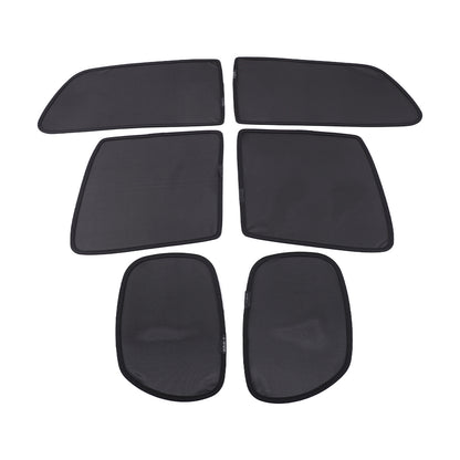 Full Window Screen Car Window Sun Shade Mesh Cover For Nissan Frontier 2013-2021 4