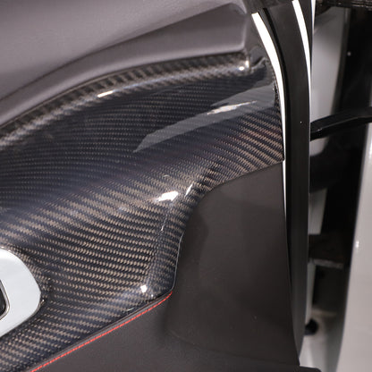 Real Dry Carbon Fiber Full Interior Center Set Trim Kit For Corvette C8 20-25 US - Styles 31-35 19