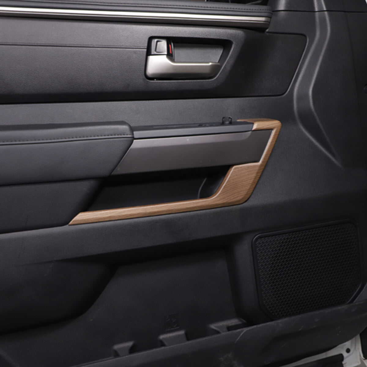 Pear Wood Interior L Strip Door Panel Trim For Toyota Tundra Sequoia 2022-26 US 7