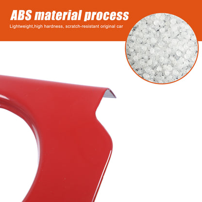 ABS Red Center Console Gear Shift Panel Trim For Ford Ranger T7 T8 2015-2021 6