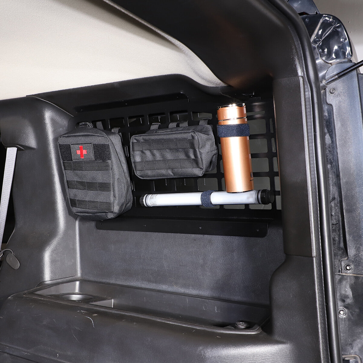 Car Trunk Shelf Storage Bracket Luggage Rack With Bag For Hummer H2 2003-2009 5