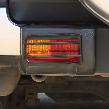For 07-21 Toyota FJ Cruiser Rear Tail Light Lamp Cover Trim Carbon Steel 2PCS US 8