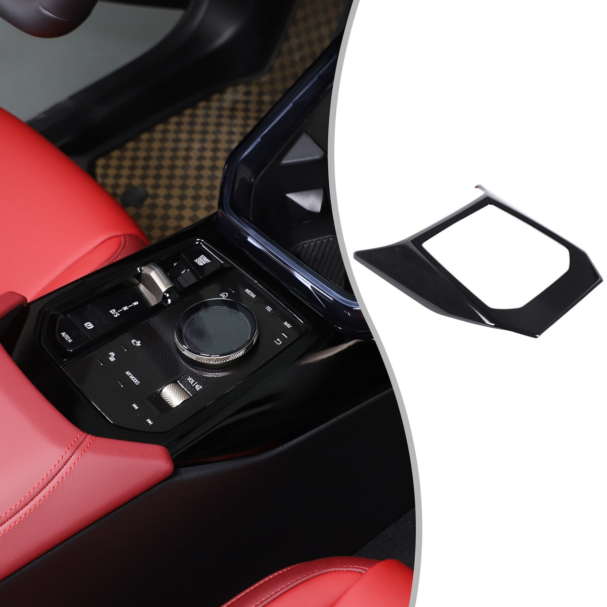 Glossy Piano Center Console Gear Shift Panel Frame Trim For BMW X3 G45 2025+ US 24