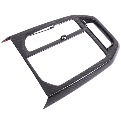 Real Carbon Fiber Center Console Gear Shift Frame Trim For BMW iX I20 2022-2024 3
