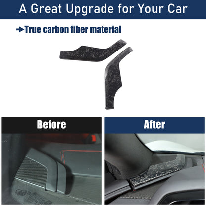 Forged Real Carbon Fiber Full Interior Set Cover Trim Kit For Corvette C8 20-25 - Variants 6-10 38