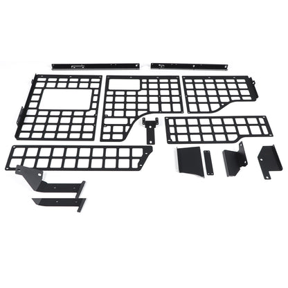 Steel Trunk Left Side Storage Bag Hanger Molle Panel For Ford Ranger T9 2023+ 14
