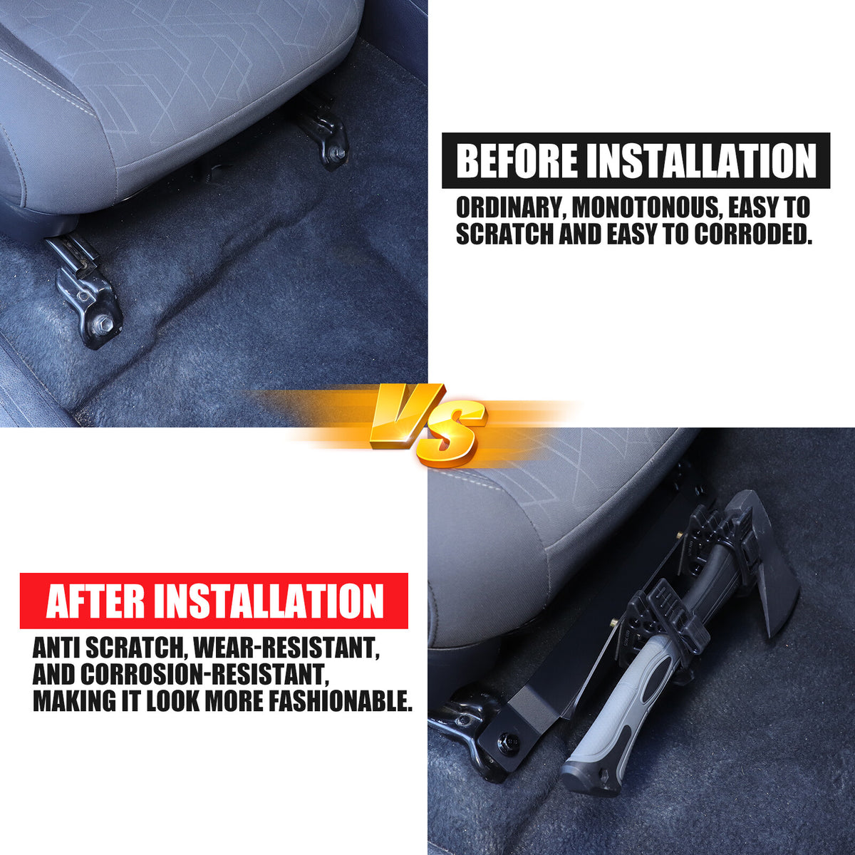 Passanger Side Seat Flashlight Holder Bracket Mount For Toyota Tacoma 16-22 8