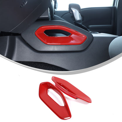 Sport Red ABS Center Console Side Armrest Trim Cover For Nissan Frontier 22+ US 2
