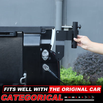 Front Bumper Flagpole Holder Antenna Mount Bracket For Toyota Tundra 2022-25 US 3