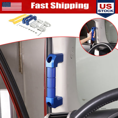 Blue A-pillar Handle Replacement Trim For 2007-2021 Toyota FJ Cruiser 1