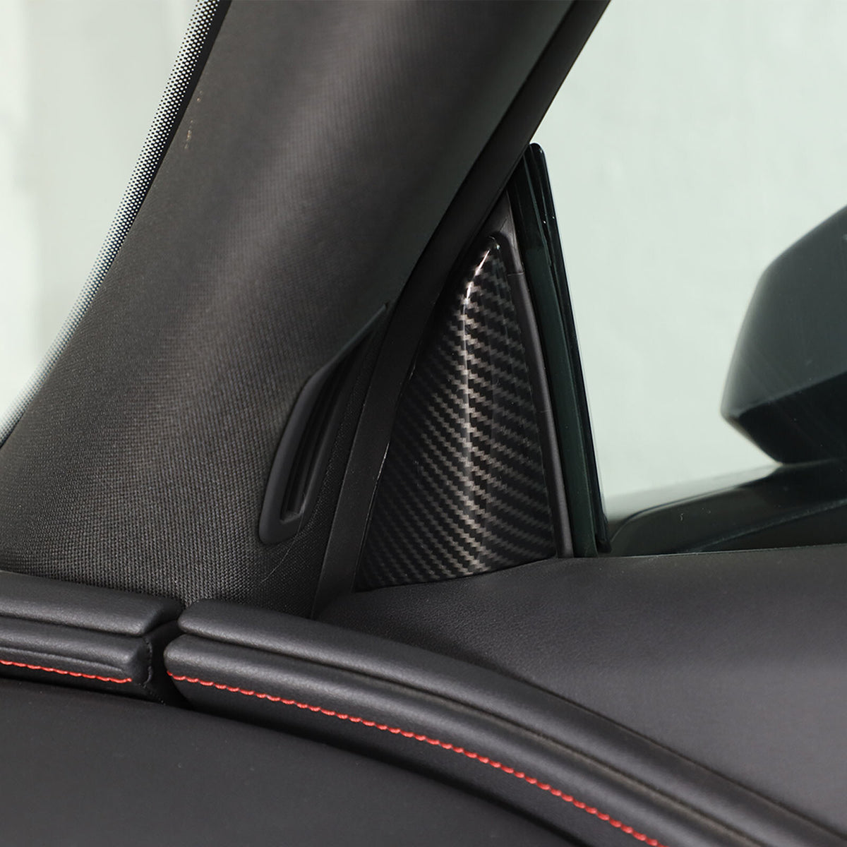 Carbon Fiber ABS Interior Full Decor Cover Trim Kit For Corvette C8 2020-2025 - Styles 31-35 21
