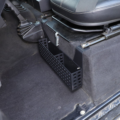 Aluminum Driver Seat Underseat Storage Basket Trim For LR Defender L316 2004-18 14