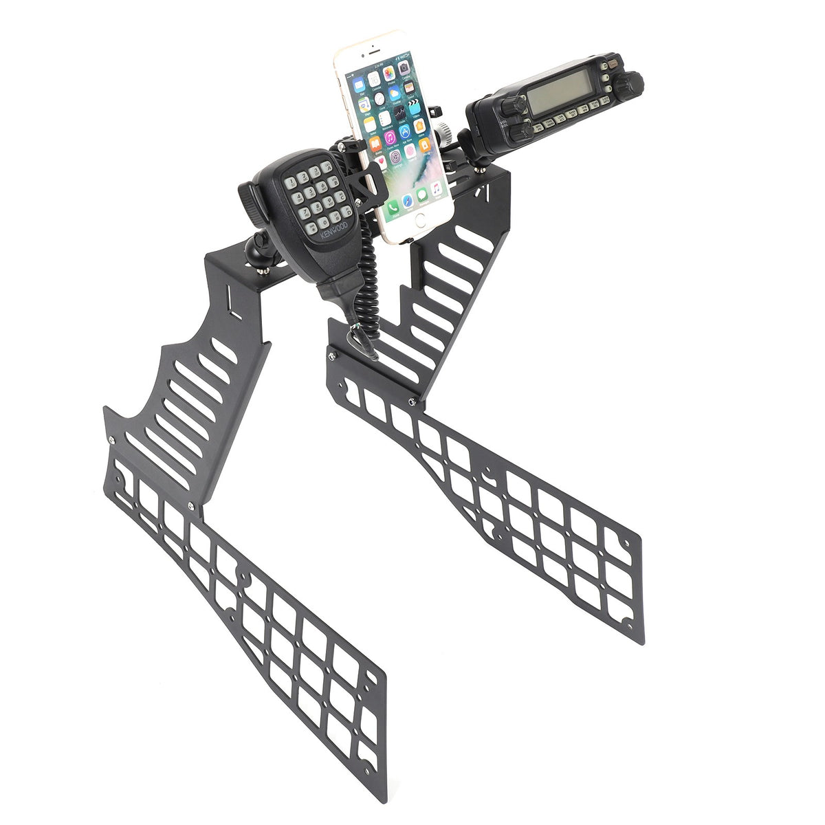 Off-Road Console Molle Panels Digital Device Mount For Nissan Frontier 2009-17 8