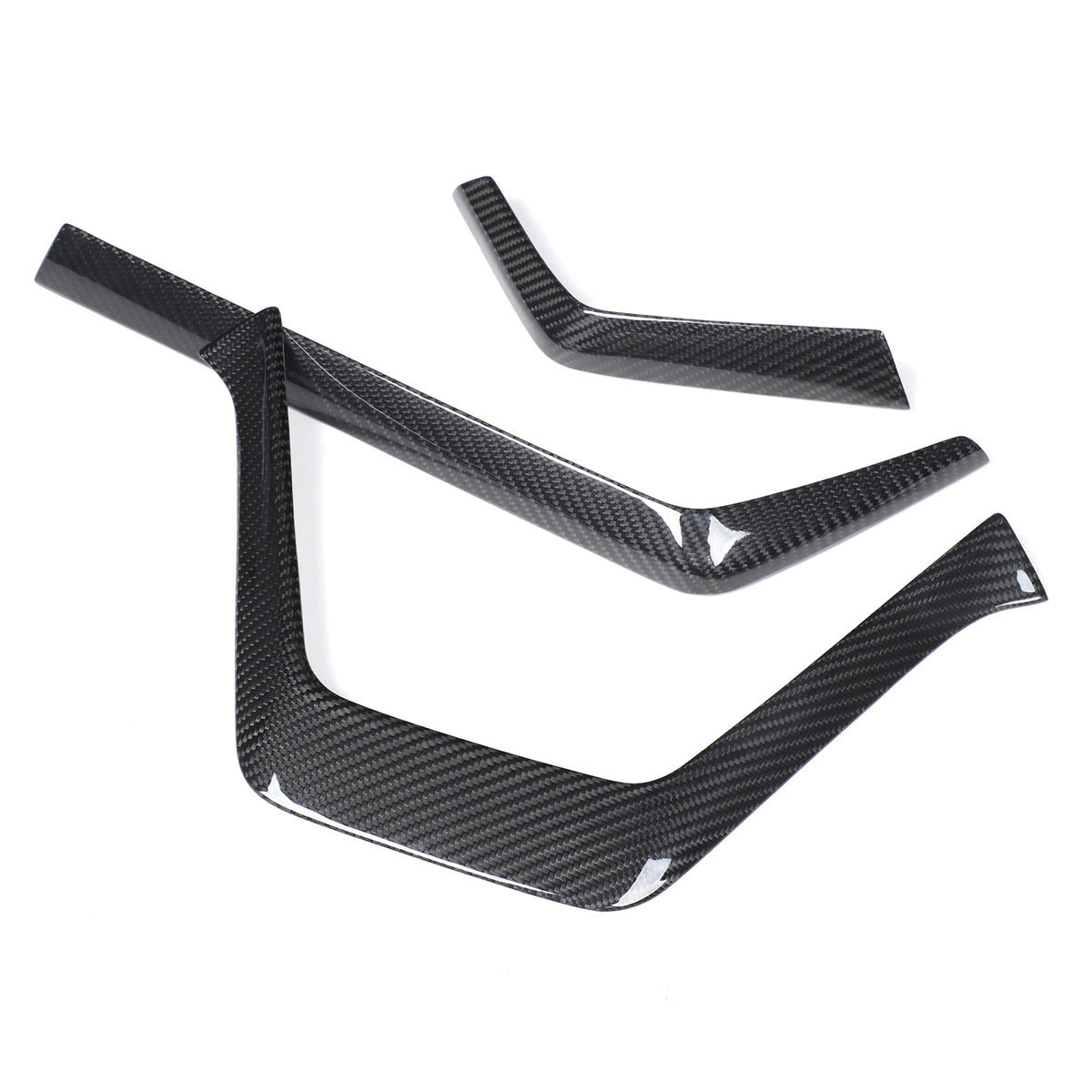 Real Dry Carbon Fiber Interior Center Trim For Corvette C8 2026+ Stingray ZR1 67