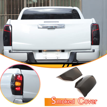 ABS Transparent Smoked Black Gray Tail Light Cover For Mitsubishi L200 2019+ 1
