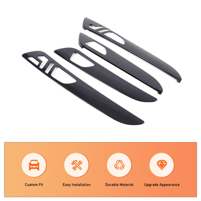 Glossy Black Car Interior Door Panel Cover Trim For Benz GLE GLS ML GL 13-19 US 10