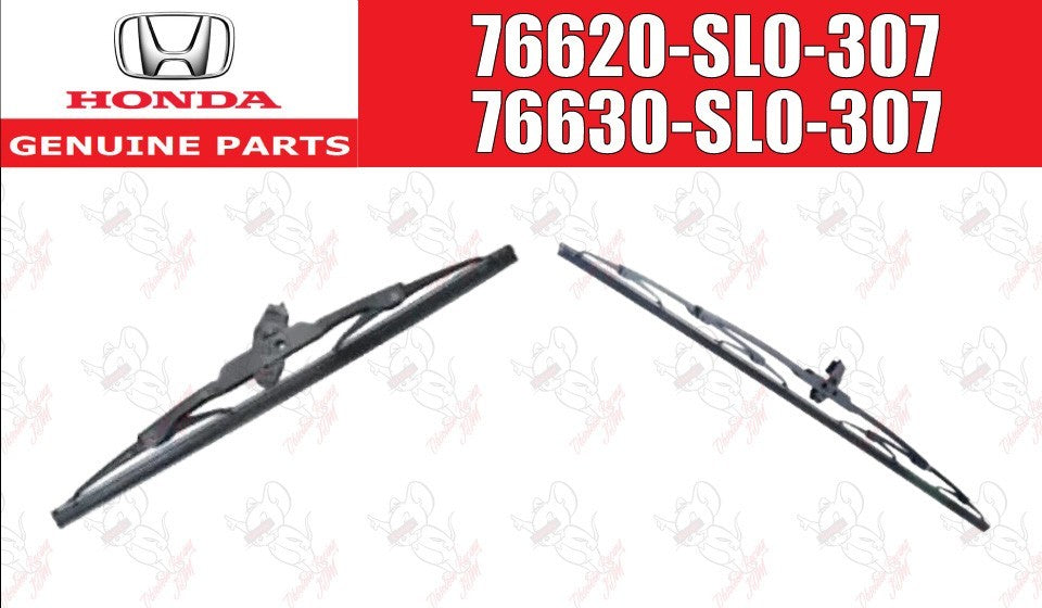 Honda OEM Wiper Blade Front RH LH 76620-SL0-307 76630-SL0-307 for NSX NA1 NA2 1