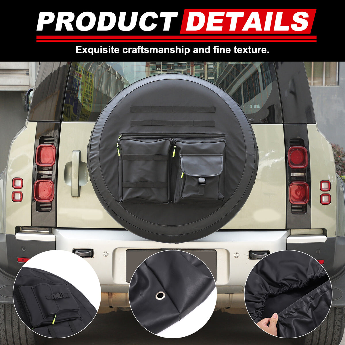 Spare Tire Wheel Protective Protection Cover For Land Rover Defender L663 2020+ 16