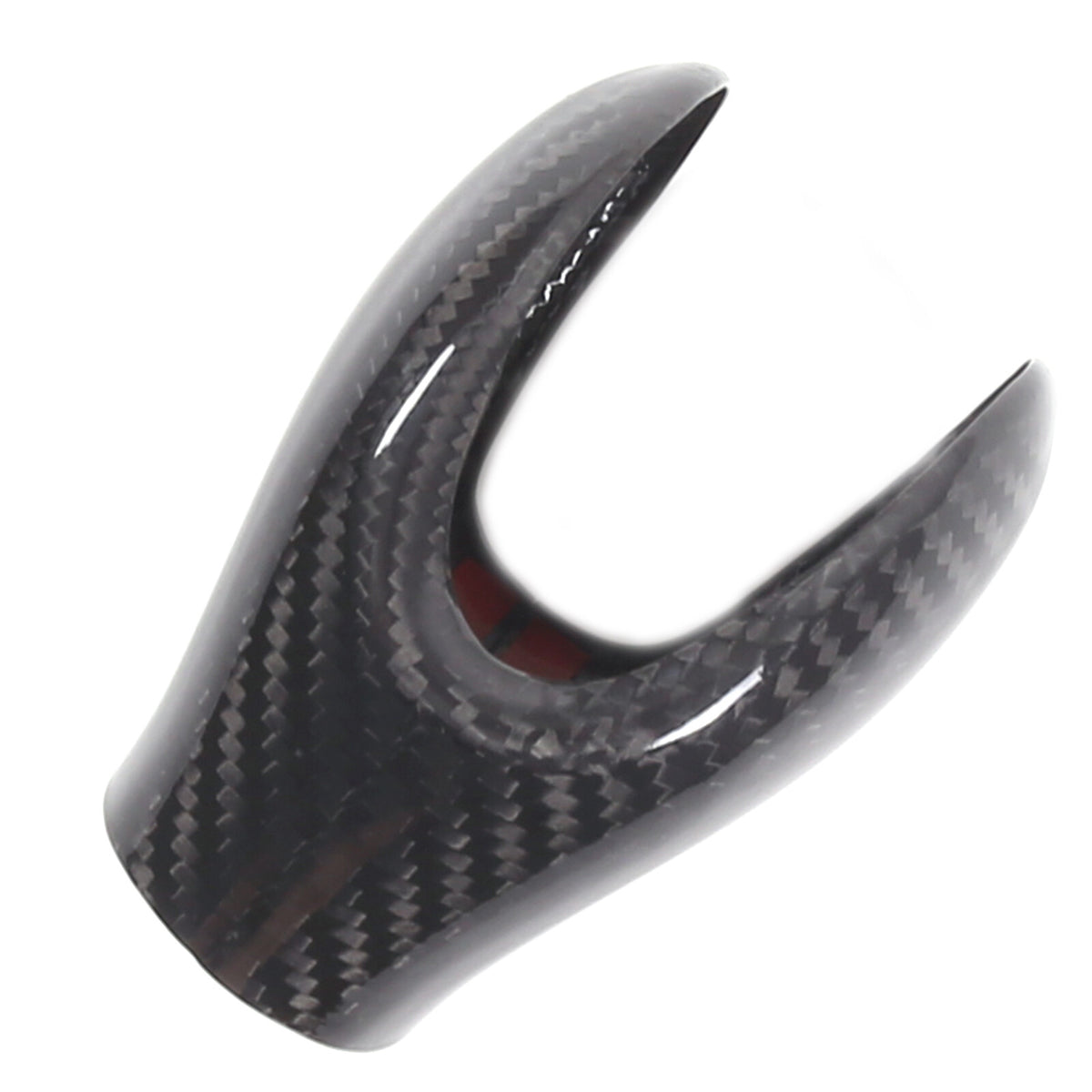 Real Carbon Fiber Console Gear Shift Knob Head Cover Trim For Corvette C6 05-13 14