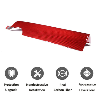 Red Real Carbon Fiber Interior Center Console Trim Set Kit For Subaru BRZ 22+ 66