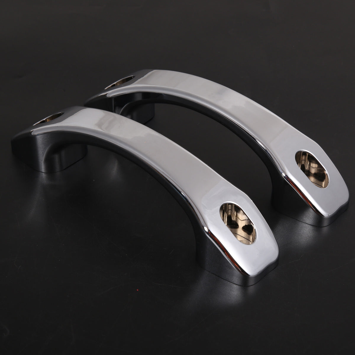 Silver Pair Set Pull Grab Handle A Pillar Alloy Post Trim For Hummer H2 2003-07 12
