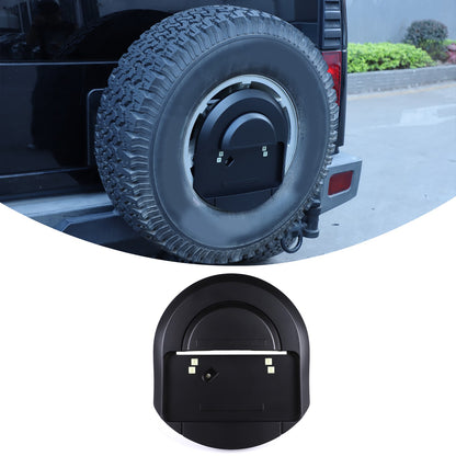 Matte Balck Rear License Plate Bracket Spare Tire Carrier For Hummer H2 2003-09 2