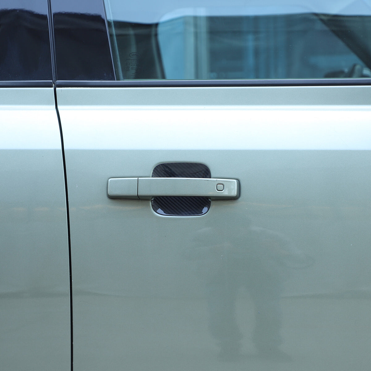 Real Carbon Fiber Door Bowl Cup Cover Trim For Land Rover Defender 110 2020-2024 15