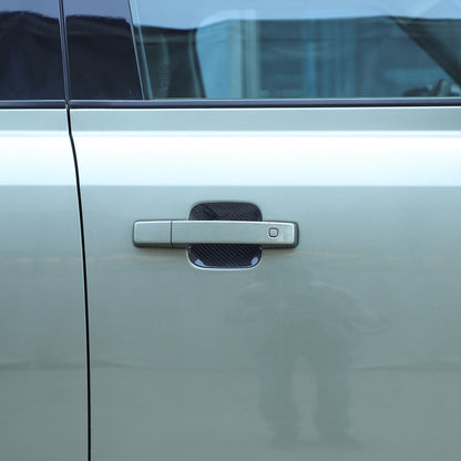 Real Carbon Fiber Door Bowl Cup Cover Trim For Land Rover Defender 110 2020-2024 15